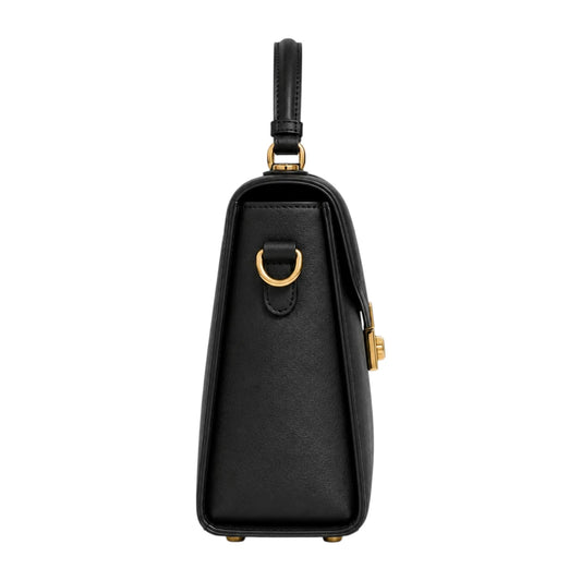 Bagstory Elegant Black Top Handle Satchel Handbag